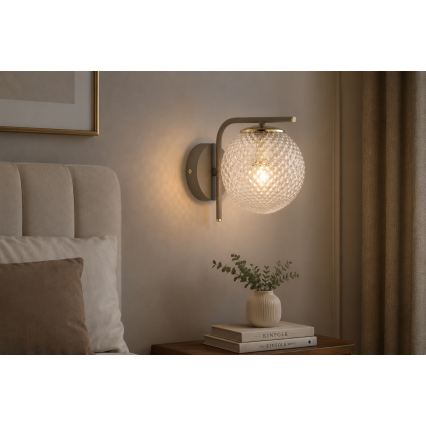 Brilagi - Zidna lampa STELLA 1xE27/60W/230V bež/zlatna