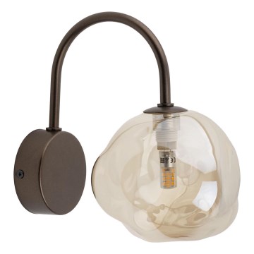 Brilagi - Zidna lampa VULCANO 1xG9/8W/230V smeđa/dimljeno bež