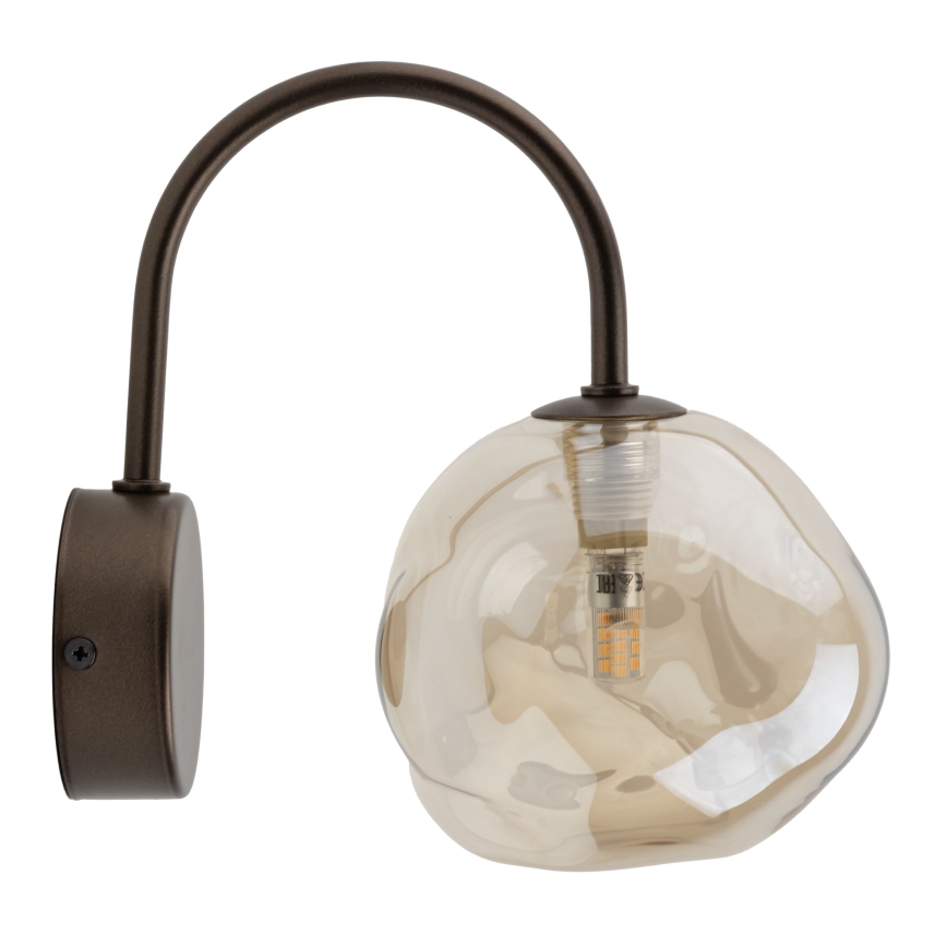 Brilagi - Zidna lampa VULCANO 1xG9/8W/230V smeđa/dimljeno bež