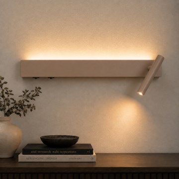 Brilagi - Zidna LED spot svjetiljka ARLIX LED/3W/230V + LED/7W bež CRI 90