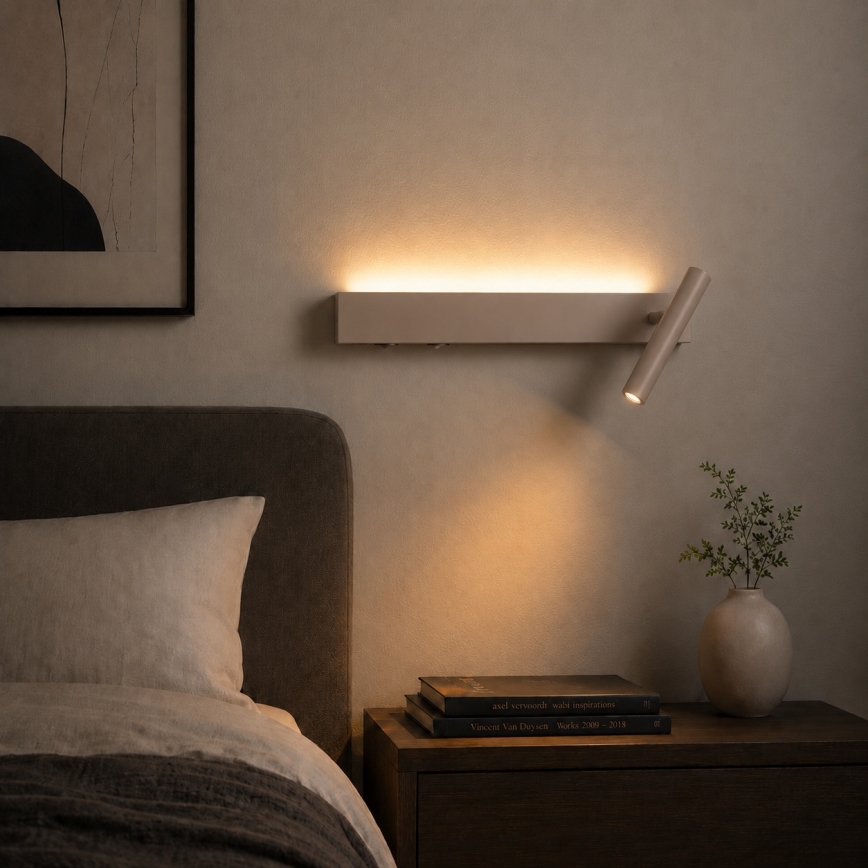Brilagi - Zidna LED spot svjetiljka ARLIX LED/3W/230V + LED/7W bež CRI 90
