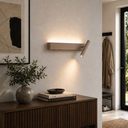 Brilagi - Zidna LED spot svjetiljka ARLIX LED/3W/230V + LED/7W bež CRI 90