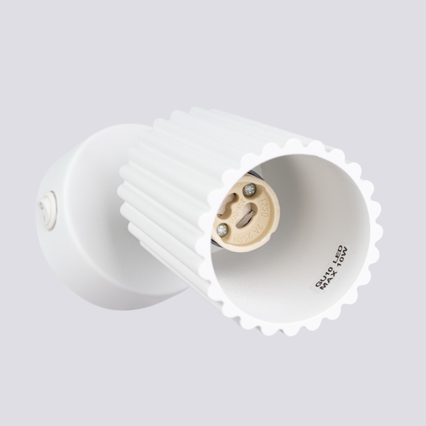 Brilagi - Zidna reflektorska svjetiljka CRESTO 1xGU10/10W/230V bijela