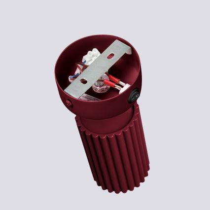 Brilagi - Zidna reflektorska svjetiljka CRESTO 1xGU10/10W/230V bordo