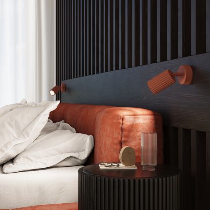 Brilagi - Zidna reflektorska svjetiljka CRESTO 1xGU10/10W/230V crvena