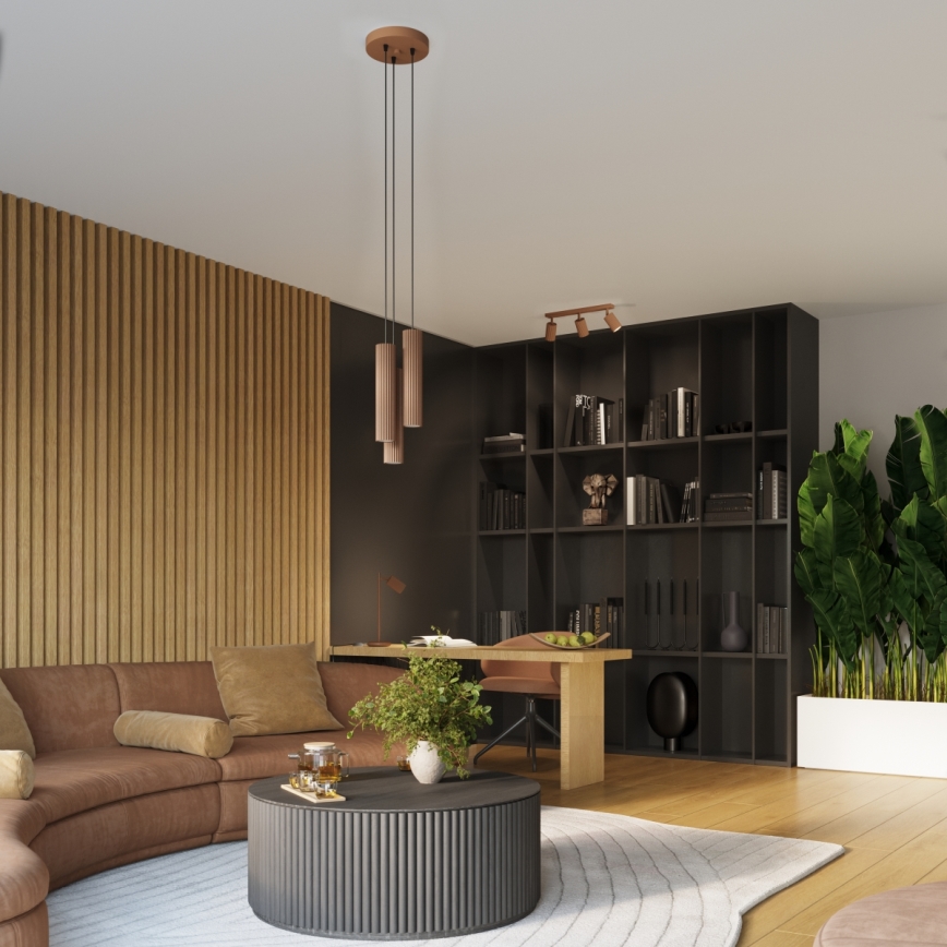 Brilagi - Zidna reflektorska svjetiljka CRESTO 1xGU10/10W/230V smeđa