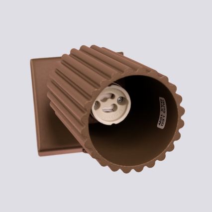 Brilagi - Zidna reflektorska svjetiljka CRESTO 1xGU10/10W/230V smeđa