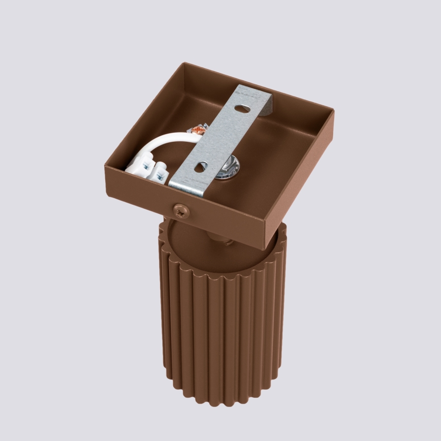 Brilagi - Zidna reflektorska svjetiljka CRESTO 1xGU10/10W/230V smeđa