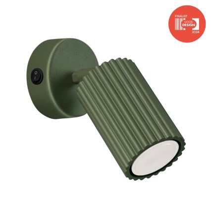 Brilagi - Zidna reflektorska svjetiljka CRESTO 1xGU10/10W/230V zelena