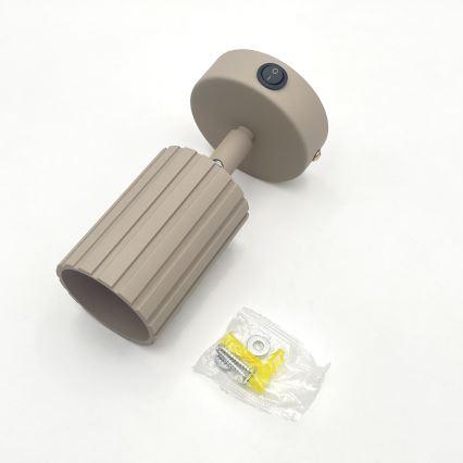 Brilagi - Zidna reflektorska svjetiljka CRISPINA 1xGU10/10W/230V bež