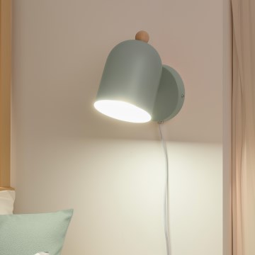 Brilagi - Zidna reflektorska svjetiljka GALLION 1xE27/15W/230V zelena