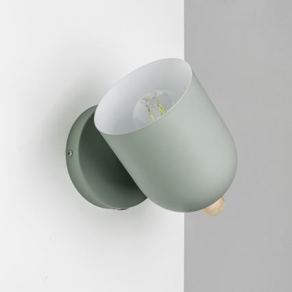 Brilagi - Zidna reflektorska svjetiljka GALLION 1xE27/15W/230V zelena