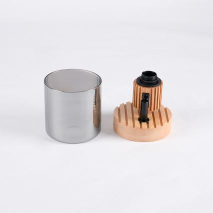 Brilagi - Zidna reflektorska svjetiljka HYGGE 1xE14/15W/230V kaučukovo drvo/zadimljeno