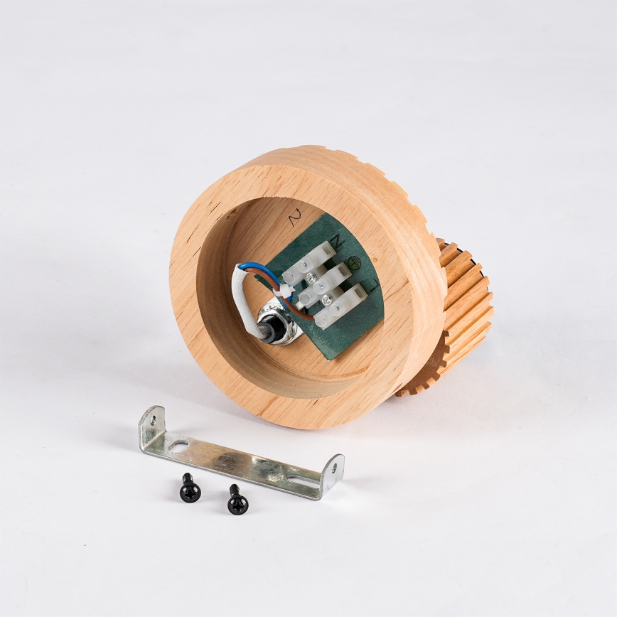 Brilagi - Zidna reflektorska svjetiljka HYGGE 1xE14/15W/230V kaučukovo drvo/zadimljeno