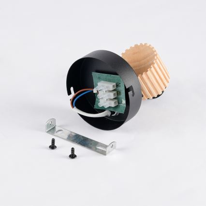 Brilagi - Zidna reflektorska svjetiljka ODENSE 1xE14/10W/230V kaučukovo drvo/crna