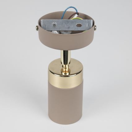 Brilagi - Zidna reflektorska svjetiljka POKER 1xGU10/25W/230V bež/zlatna