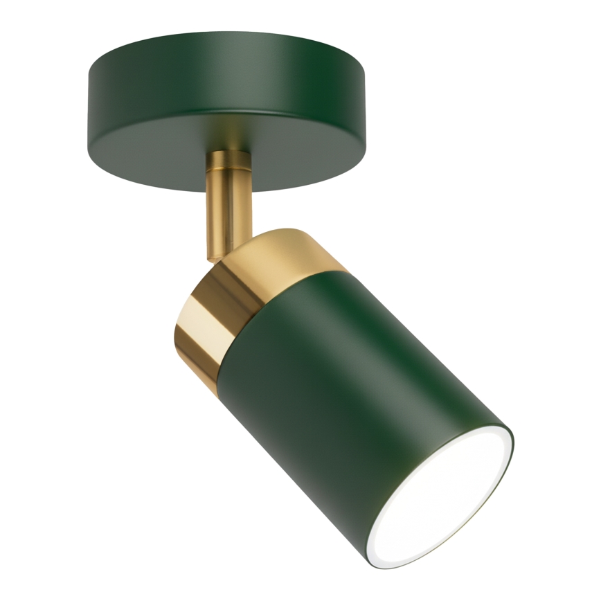 Brilagi - Zidna reflektorska svjetiljka POKER 1xGU10/25W/230V zelena/zlatna