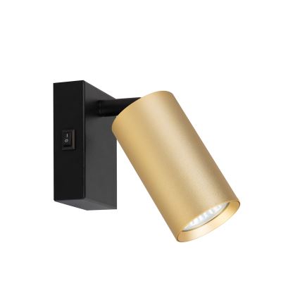 Brilagi - Zidna reflektorska svjetiljka SELE 1xGU10/30W/230V crna/zlatna