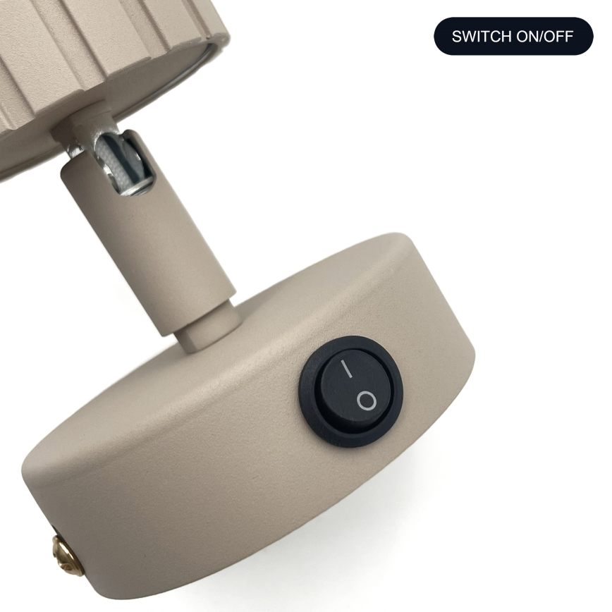 Brilagi - Zidna spot svjetiljka CRISPINA 1xGU10/10W/230V bež