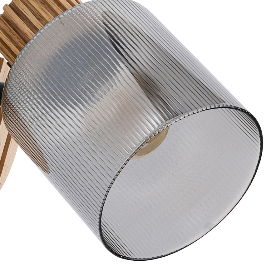 Brilagi - Zidna spot svjetiljka HYGGE 1xE14/15W/230V drvena/dimna