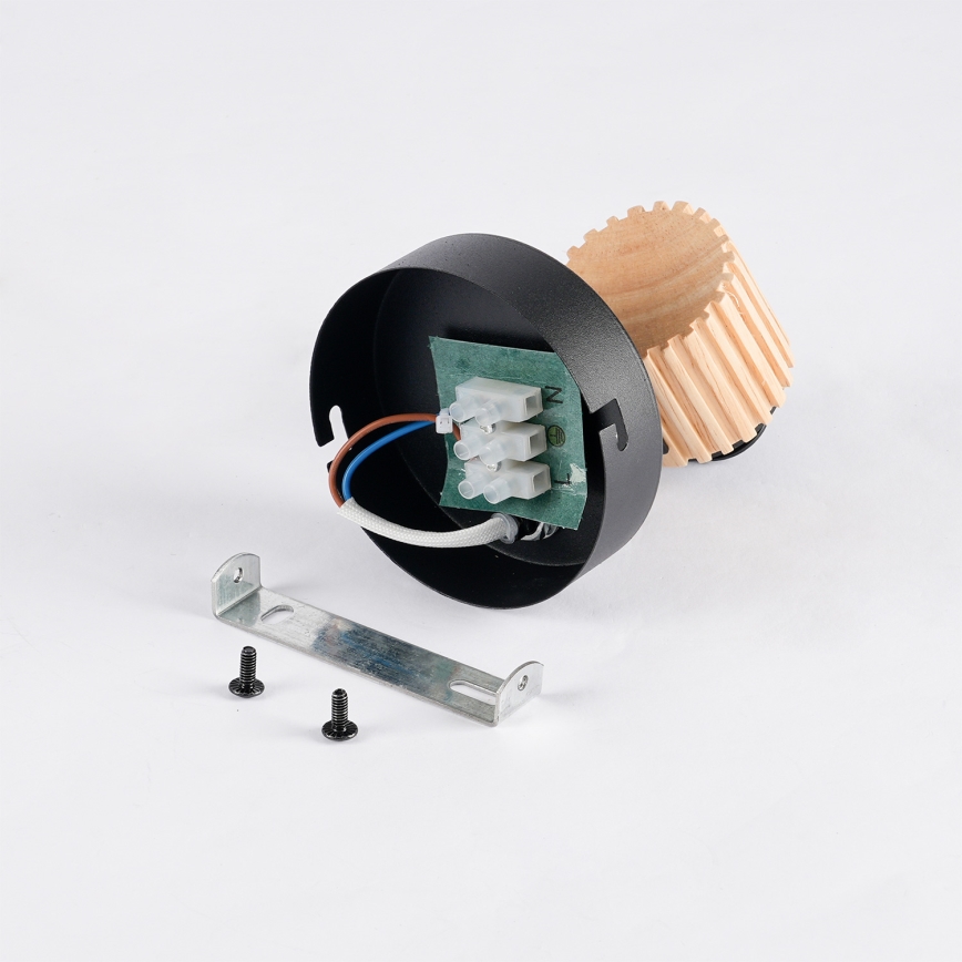 Brilagi - Zidna spot svjetiljka ODENSE 1xE14/10W/230V drvo/crna