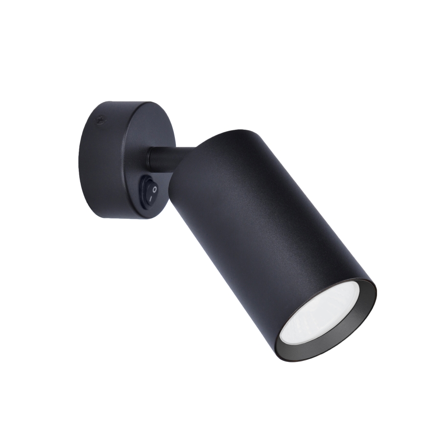 Brilagi - Zidna točkasta svjetiljka s prekidačem SELE 1xGU10/30W/230V crna