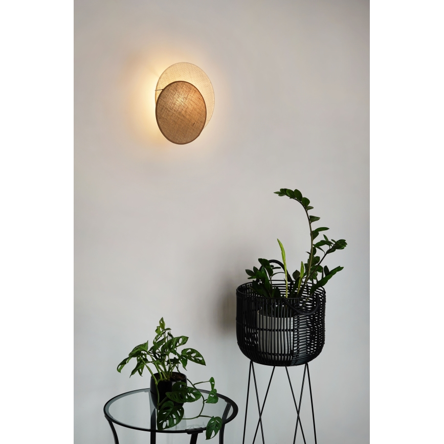 Brilagi - Zidna svjetiljka CIRCLES 1xE27/15W/230V 35x32 cm bež/krem