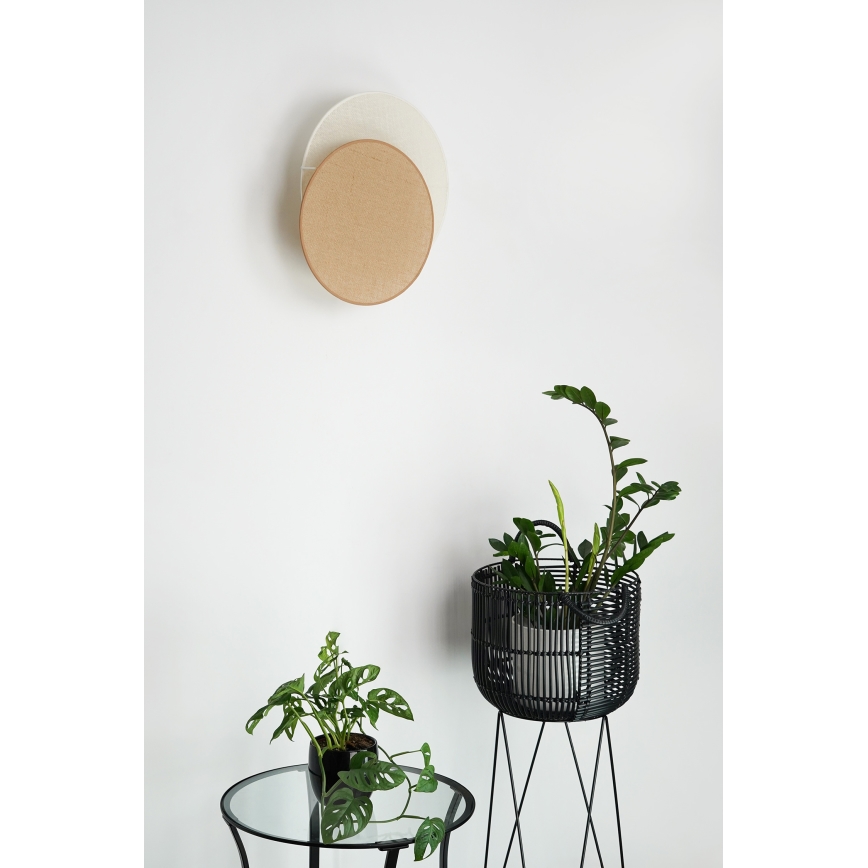 Brilagi - Zidna svjetiljka CIRCLES 1xE27/15W/230V 45x45 cm bež/crème