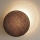 Brilagi - Zidna svjetiljka CIRCLES 1xE27/60W/230V promjer 45 cm krem/smeđa