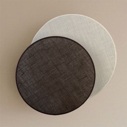 Brilagi - Zidna svjetiljka CIRCLES 1xE27/60W/230V promjer 45 cm krem/smeđa