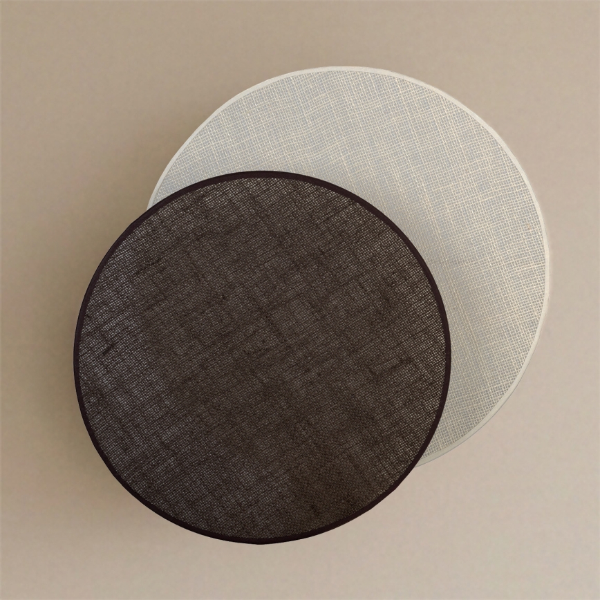 Brilagi - Zidna svjetiljka CIRCLES 1xE27/60W/230V promjer 45 cm krem/smeđa