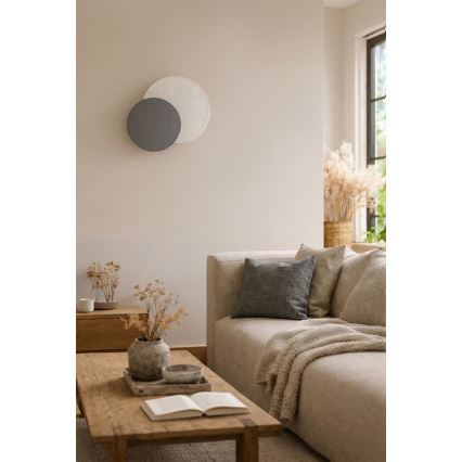 Brilagi - Zidna svjetiljka CIRCLES 1xE27/60W/230V Ø 35 cm kremasta/siva