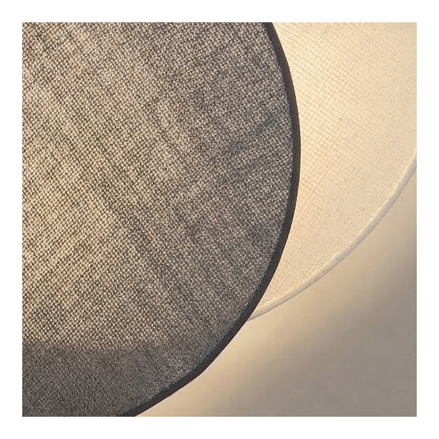 Brilagi - Zidna svjetiljka CIRCLES 1xE27/60W/230V Ø 35 cm kremasta/siva
