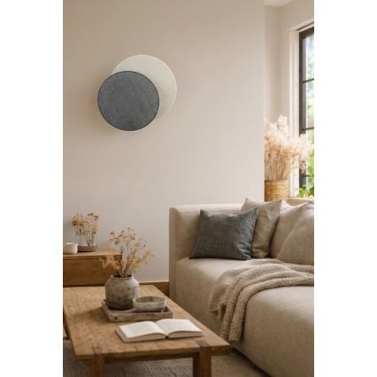 Brilagi - Zidna svjetiljka CIRCLES 1xE27/60W/230V Ø 45 cm krem/siva