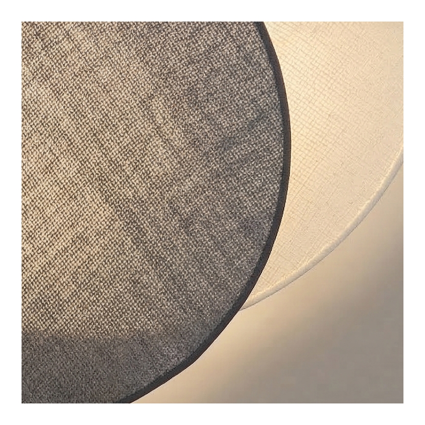 Brilagi - Zidna svjetiljka CIRCLES 1xE27/60W/230V Ø 45 cm krem/siva
