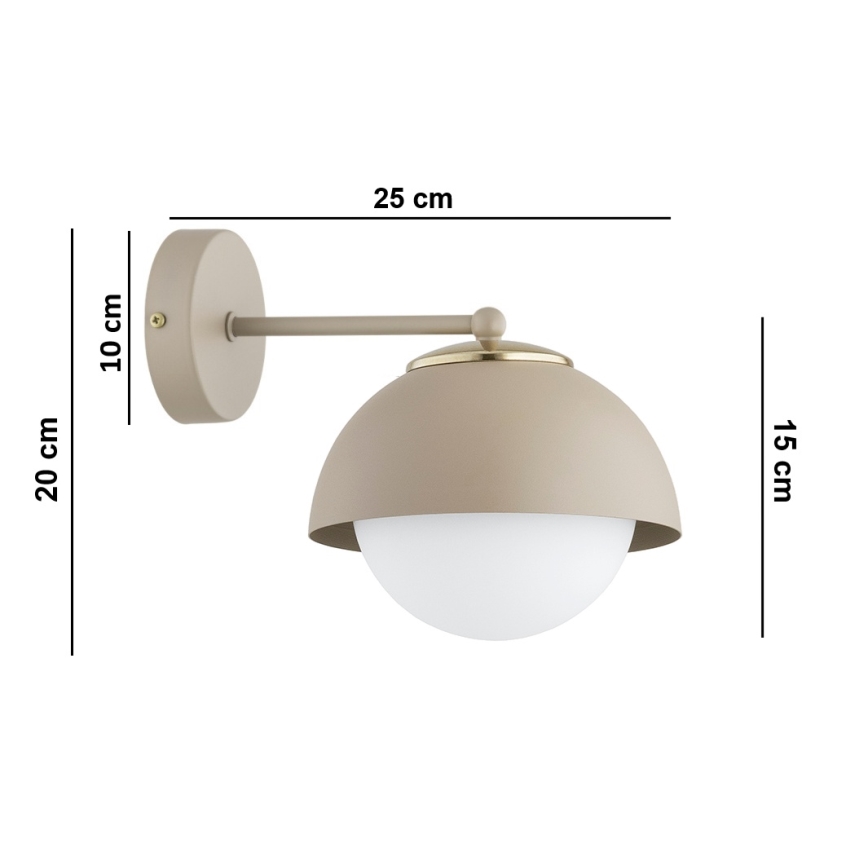 Brilagi - Zidna svjetiljka COSMO 1xE27/60W/230V bežna/zlatna