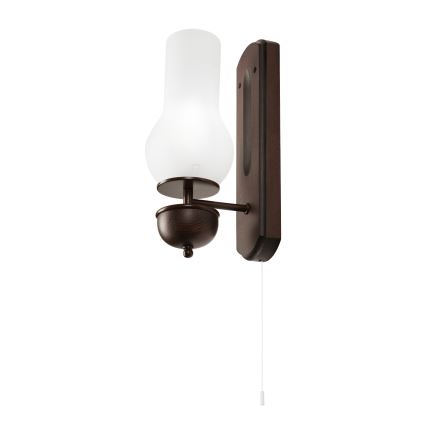Brilagi - Zidna svjetiljka COTTAGE 1xE14/40W/230V bukva/bijela