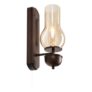 Brilagi - Zidna svjetiljka COTTAGE 1xE14/40W/230V bukva/smeđa