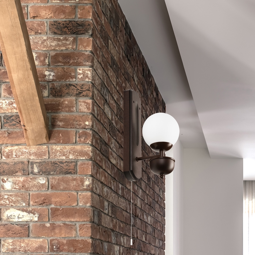 Brilagi - Zidna svjetiljka COTTAGE 1xG9/40W/230V bukva/bijela