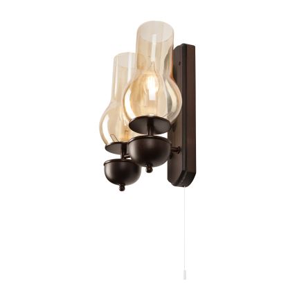 Brilagi - Zidna svjetiljka COTTAGE 2xE14/40W/230V bukva/smeđa
