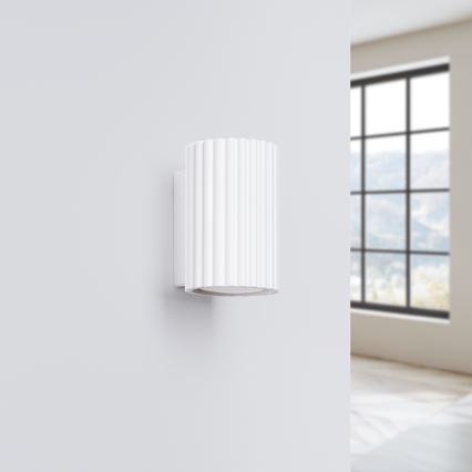 Brilagi - Zidna svjetiljka CRESTO 1xGU10/10W/230V 10 cm bijela