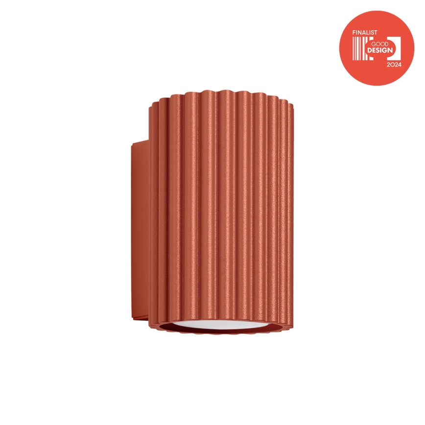 Brilagi - Zidna svjetiljka CRESTO 1xGU10/10W/230V 10 cm crvena