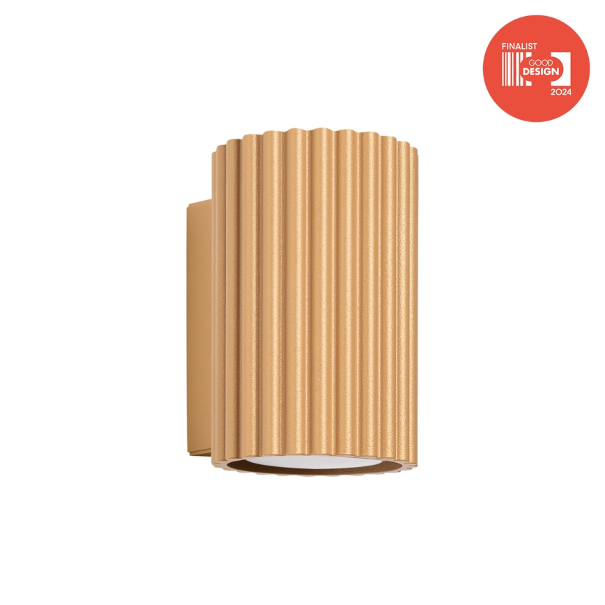 Brilagi - Zidna svjetiljka CRESTO 1xGU10/10W/230V 10 cm zlatna