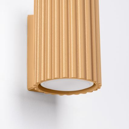 Brilagi - Zidna svjetiljka CRESTO 1xGU10/10W/230V 10 cm zlatna