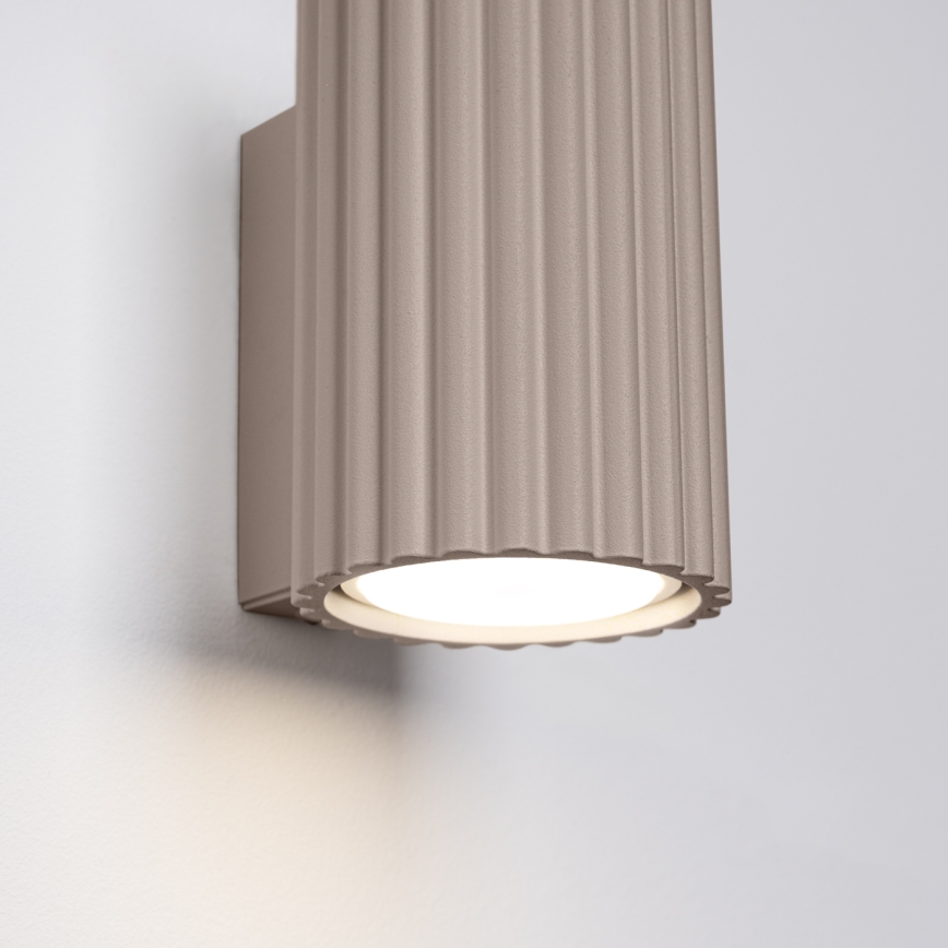 Brilagi - Zidna svjetiljka CRESTO 2xGU10/10W/230V 10 cm taupe