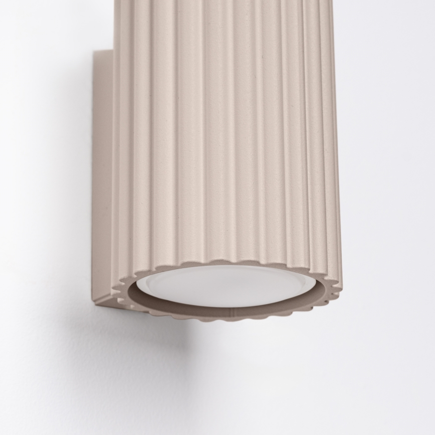 Brilagi - Zidna svjetiljka CRESTO 2xGU10/10W/230V 10 cm taupe
