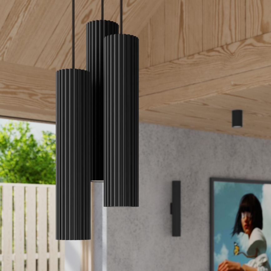 Brilagi - Zidna svjetiljka CRESTO 2xGU10/10W/230V 20 cm crna