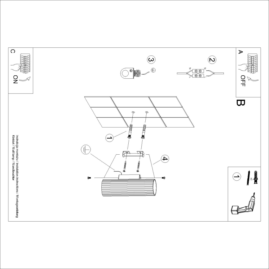 Brilagi - Zidna svjetiljka CRESTO 2xGU10/10W/230V 20 cm crvena