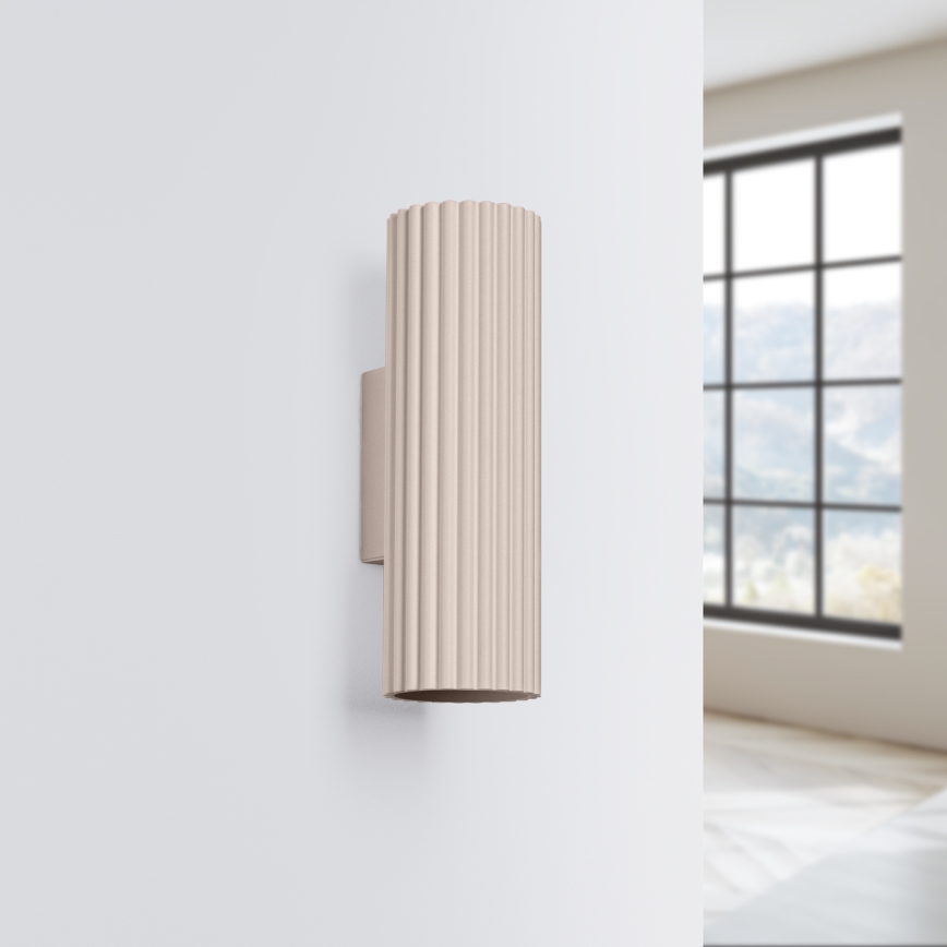 Brilagi - Zidna svjetiljka CRESTO 2xGU10/10W/230V 20 cm taupe