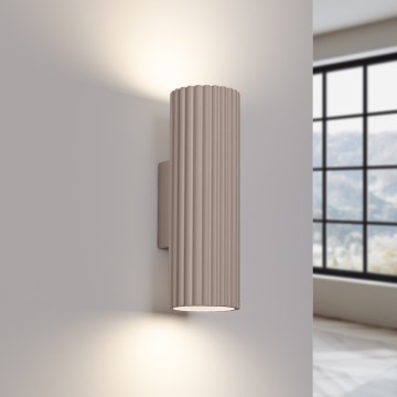 Brilagi - Zidna svjetiljka CRESTO 2xGU10/10W/230V 30 cm taupe